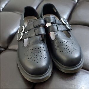 Dr. Martens 22525 double buckle Mary Janes